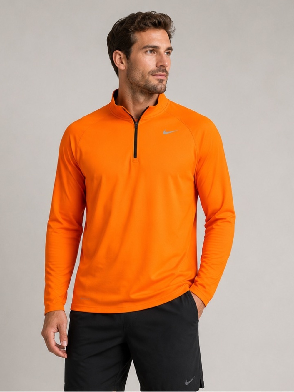 Nike Element Dri-FIT Quarter-Zip Running Top Reflective Performance Size L